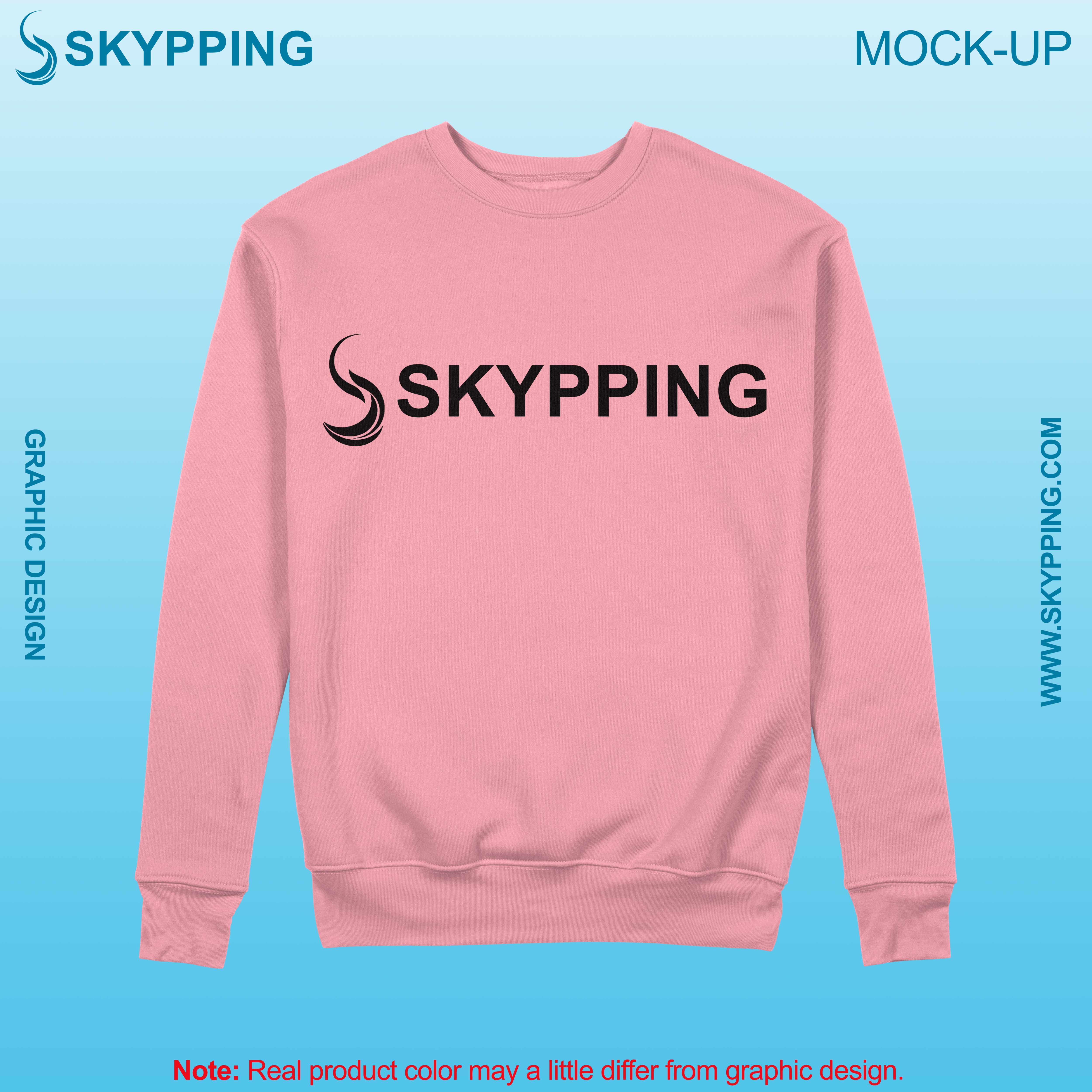 Sweatshirt with set-in style sleeve